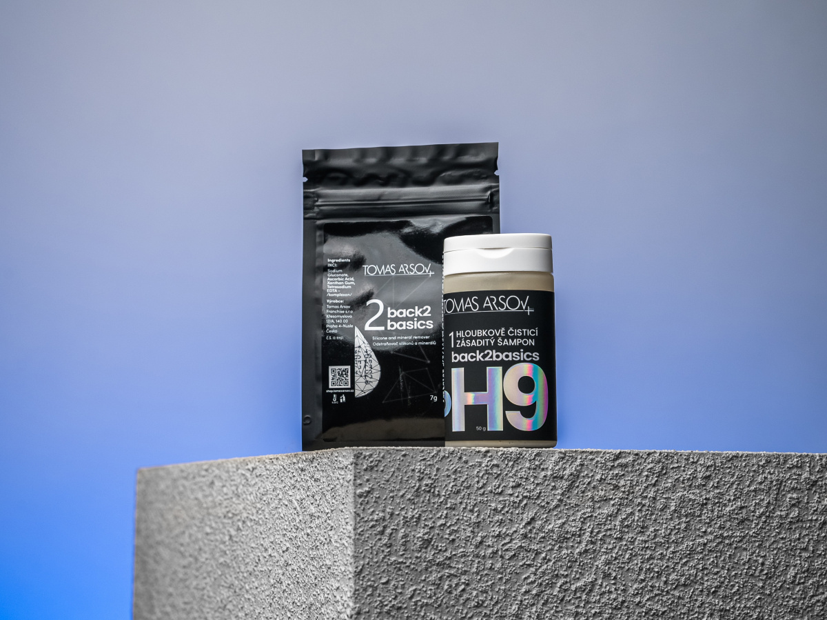 BACK2BASICS Šampón + Odstraňovač silikonů a minerálu