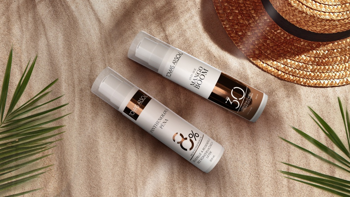 MANGO BOOM Opalovací krém SPF30 UVA + UVB + Panthenolová pěna