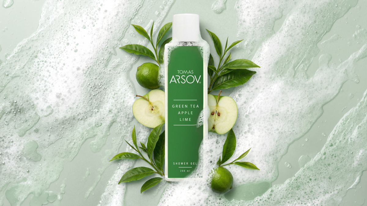 GREEN TEA APPLE LIME Sprchový gel
