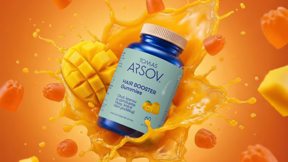 HAIR BOOSTER Gummies Mango a Malina