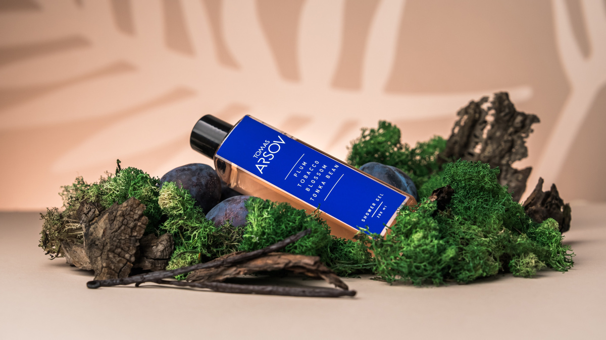 PLUM TOBACCO BLOSSOM TONKA BEAN Parfém a sprchový gel