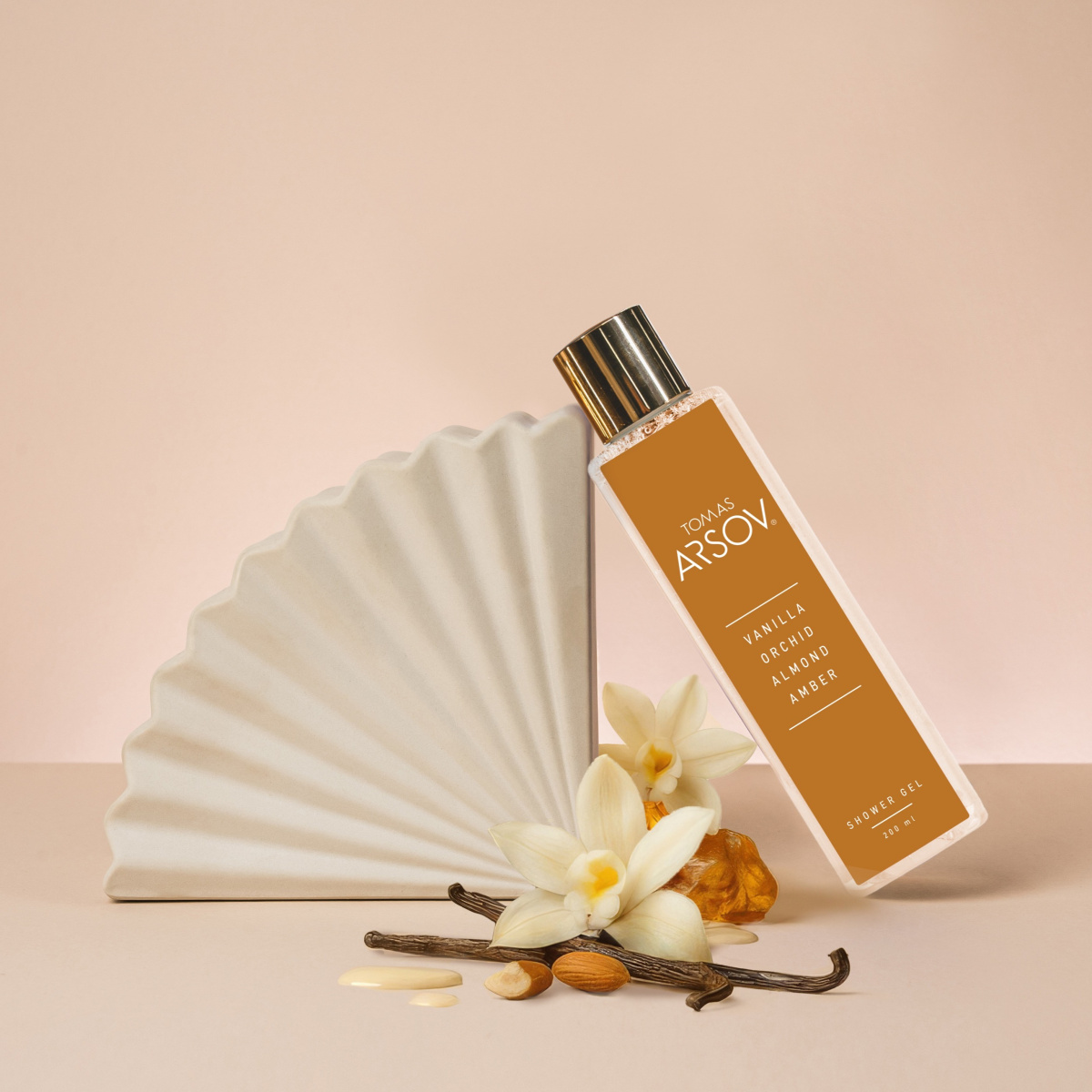 VANILLA ORCHID ALMOND AMBER Parfém a sprchový gel