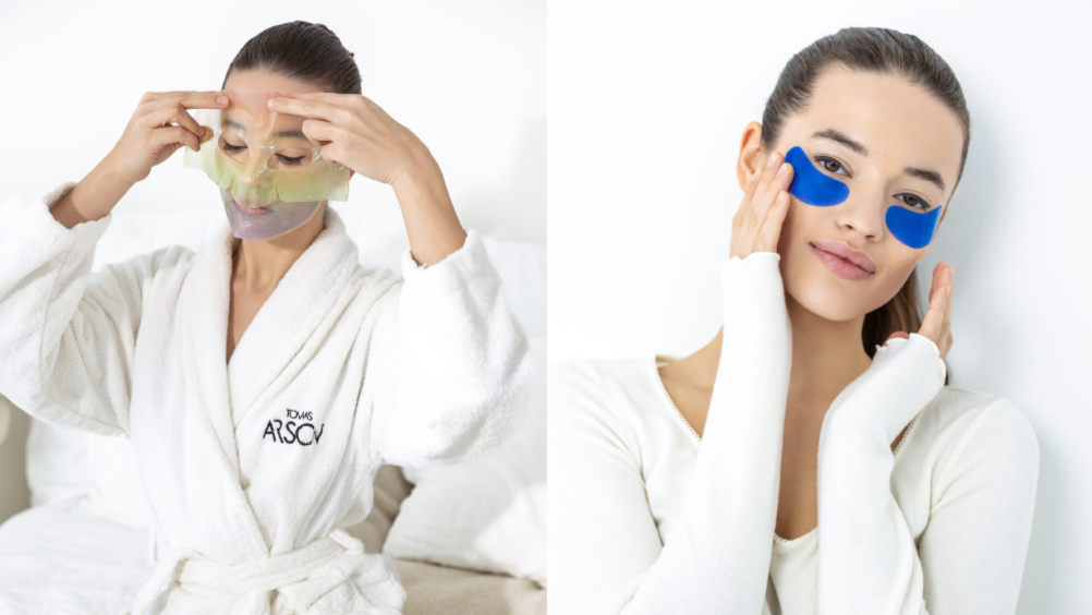 2x LONGEVITY Hydrogelové polštářky a 2x LIFTING EXPRESS Hydrogelová maska