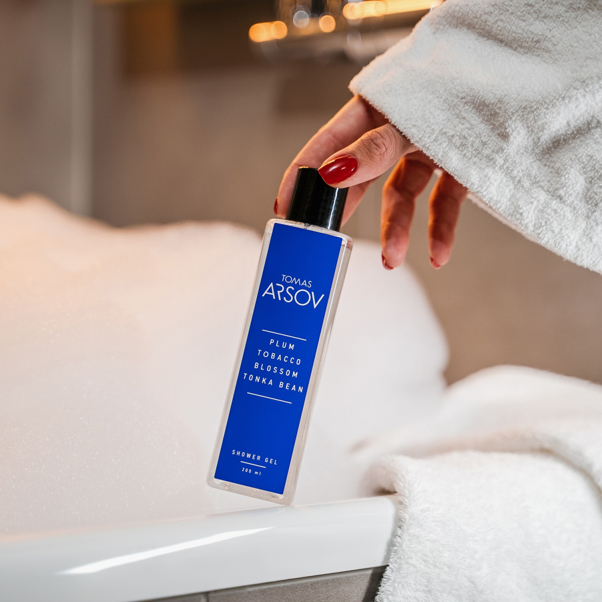 Dárková kazeta TOMAS ARSOV PLUM TOBACCO Parfém + Sprchový gel + Body lotion unisex