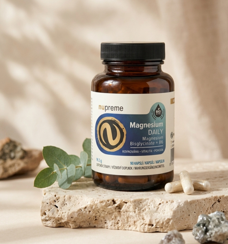Magnesium Bisglycinát+B6 DAILY 90 kapslí