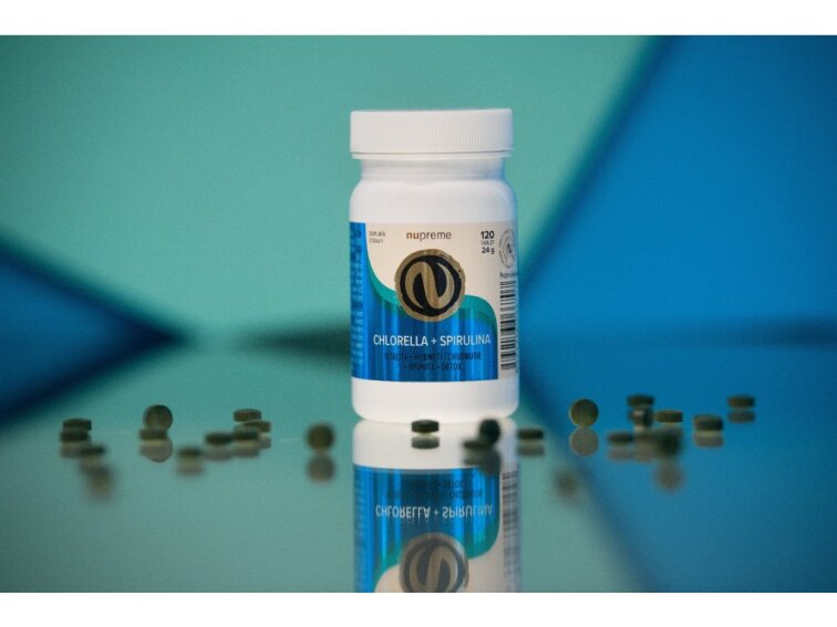 Chlorella + Spirulina 120tbl BIO
