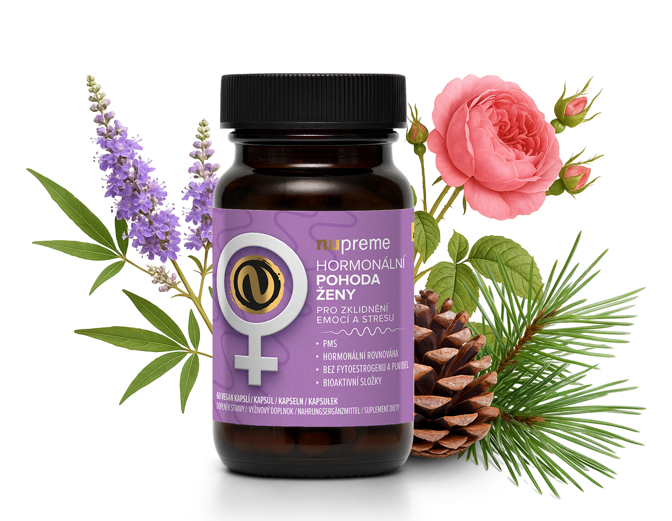 Hormonální pohoda ženy 60 kapslí NUPREME