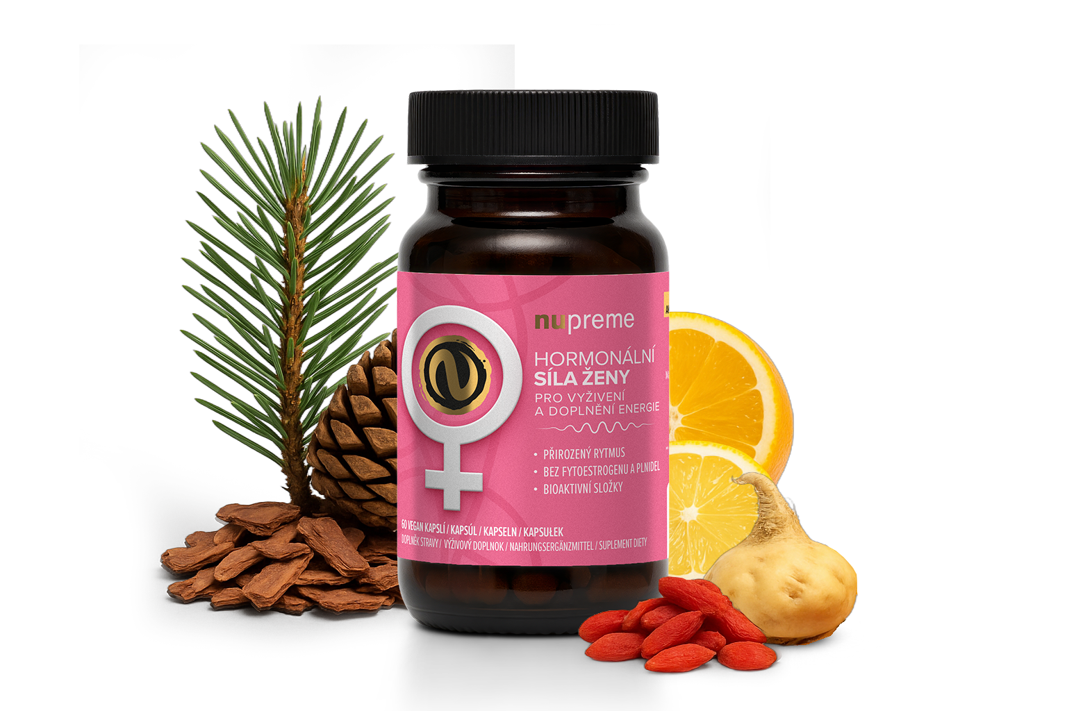 Hormonální síla ženy 60 kapslí NUPREME