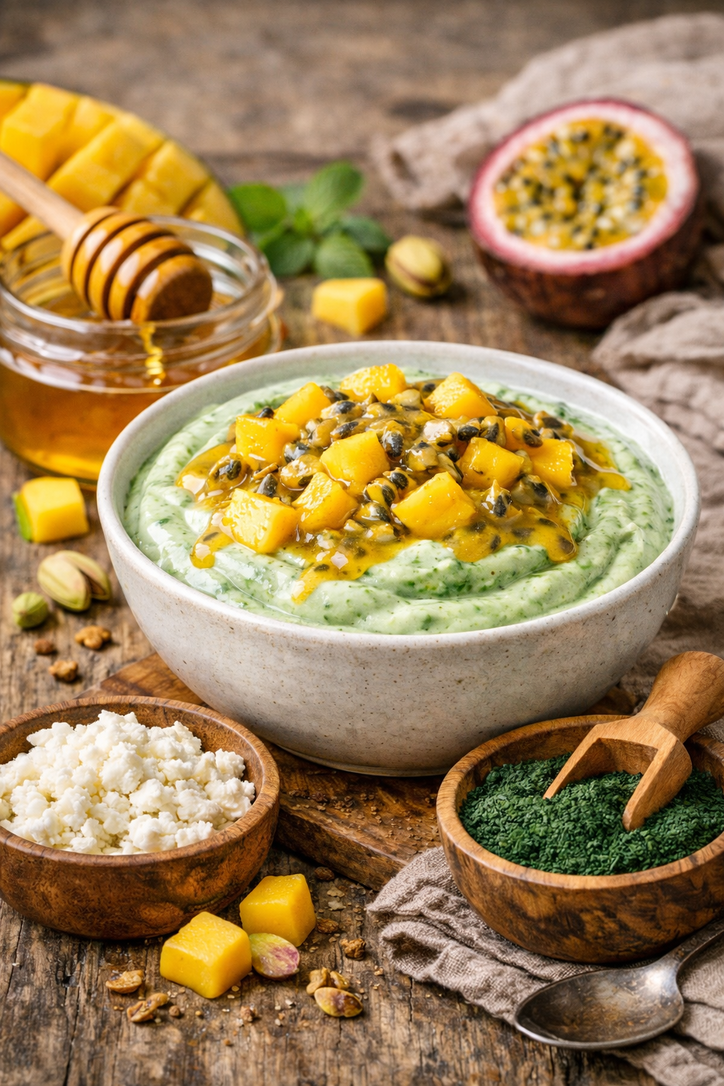 Super Greens Mango & Maracuja 130g BIO