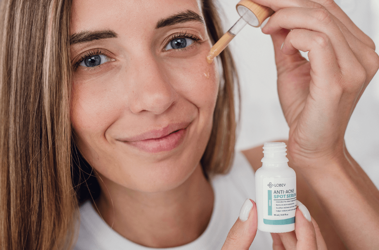 Lokální sérum na akné s okamžitým účinkem LOBEY®