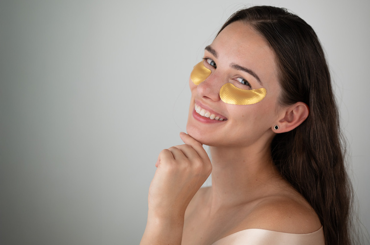 Oční maska - Gold