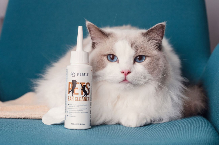 Čistič uší pro psy a kočky | 100 ml