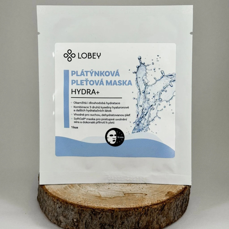 Hydratační plátýnková maska na obličej | Hydrating Face Sheet Mask LOBEY®