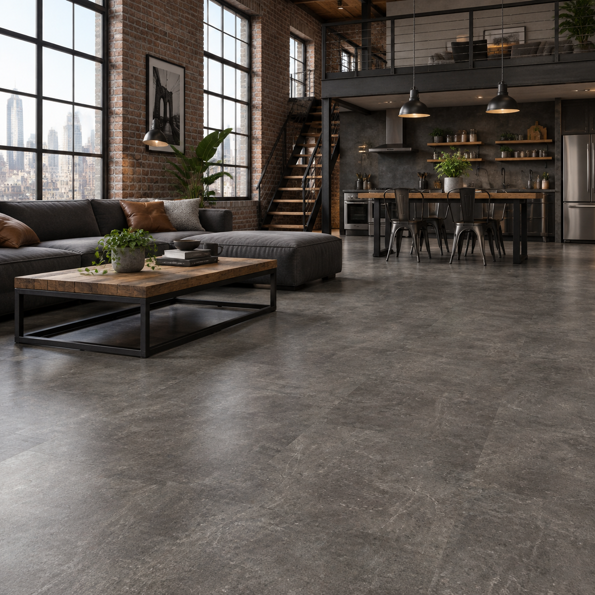 Expona Domestic 5889 Crystal Cement - lepená vinylová podlaha