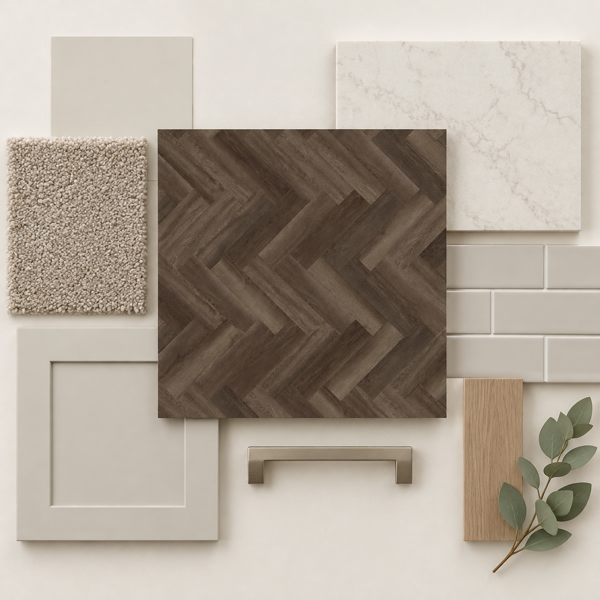 Expona Domestic 5883 Sunset Oak Parquet - lepená vinylová podlaha