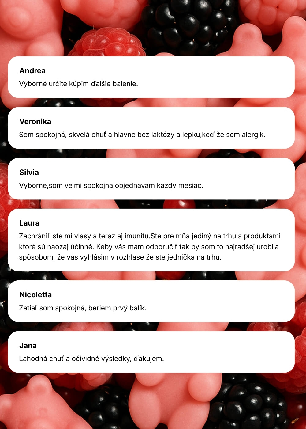 VENIRA beauty bomb - medvedíky na vlasy, nechty a pokožku