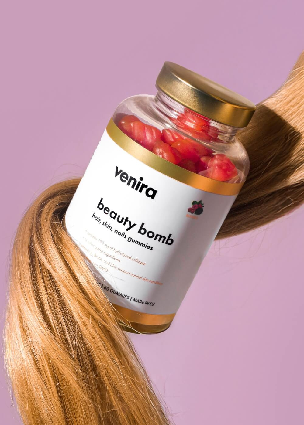 VENIRA beauty bomb - medvedíky na vlasy, nechty a pokožku