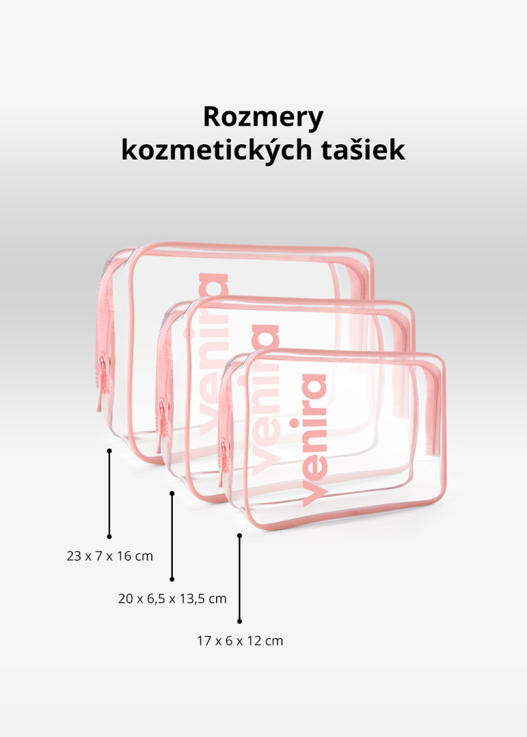 VENIRA sada kozmetických tašiek
