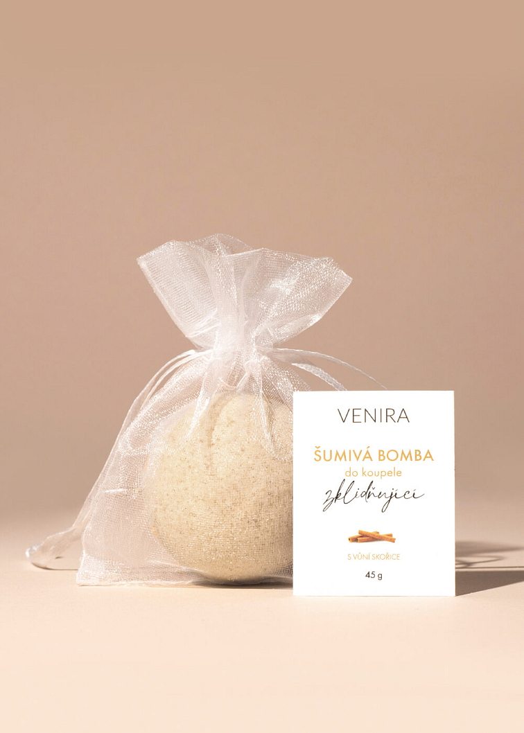VENIRA šumivá bomba do kúpeľa - ukľudňujúci