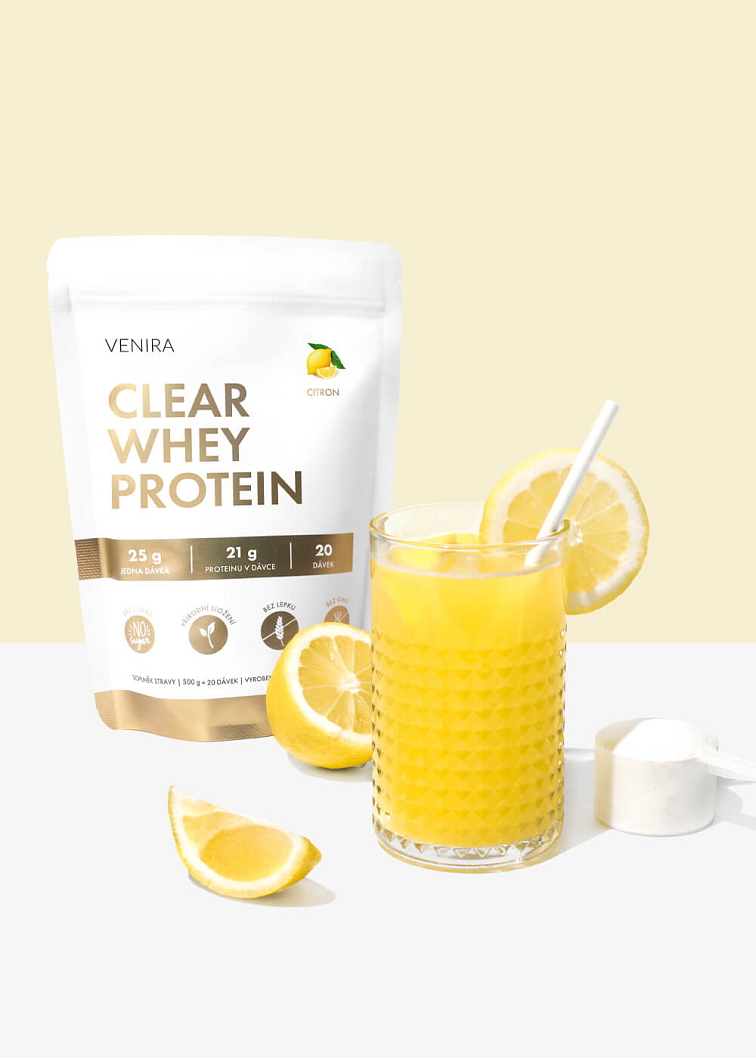 VENIRA clear whey proteín / proteínová limonáda