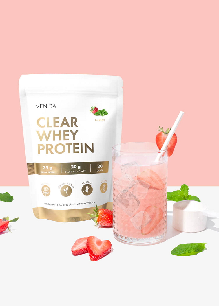 VENIRA clear whey proteín / proteínová limonáda