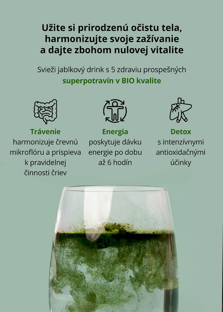 VENIRA light greens + prebiotiká