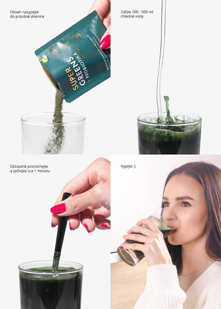 VENIRA super greens + probiotiká