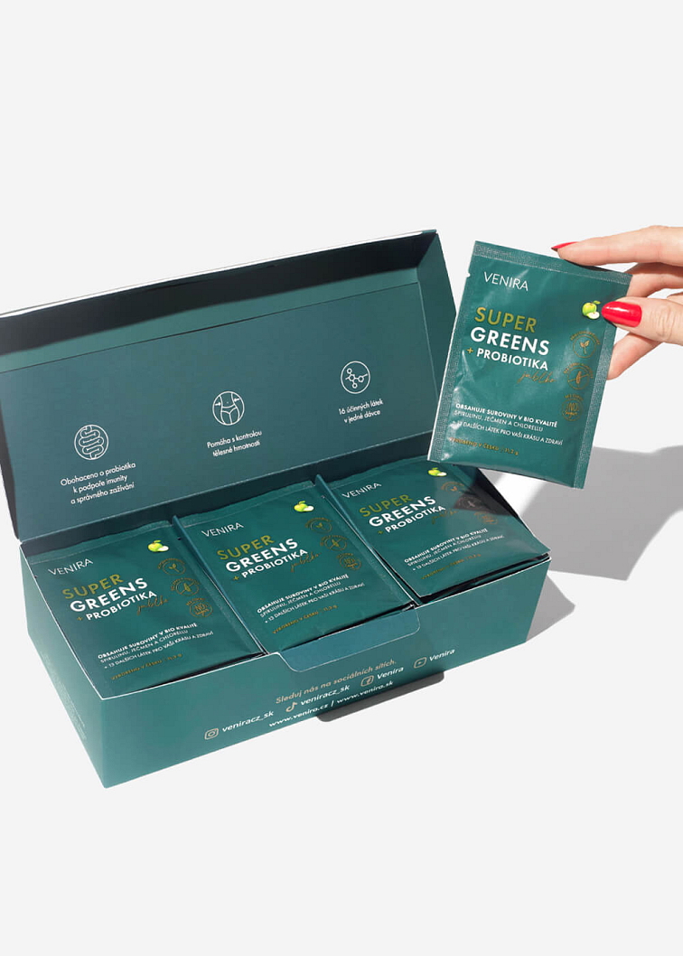 VENIRA super greens + probiotiká