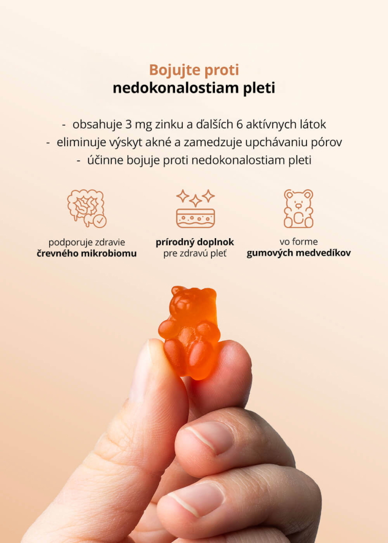 VENIRA medvedíky na starostlivosť o problematickú pleť, pre jasnú a čistú pleť