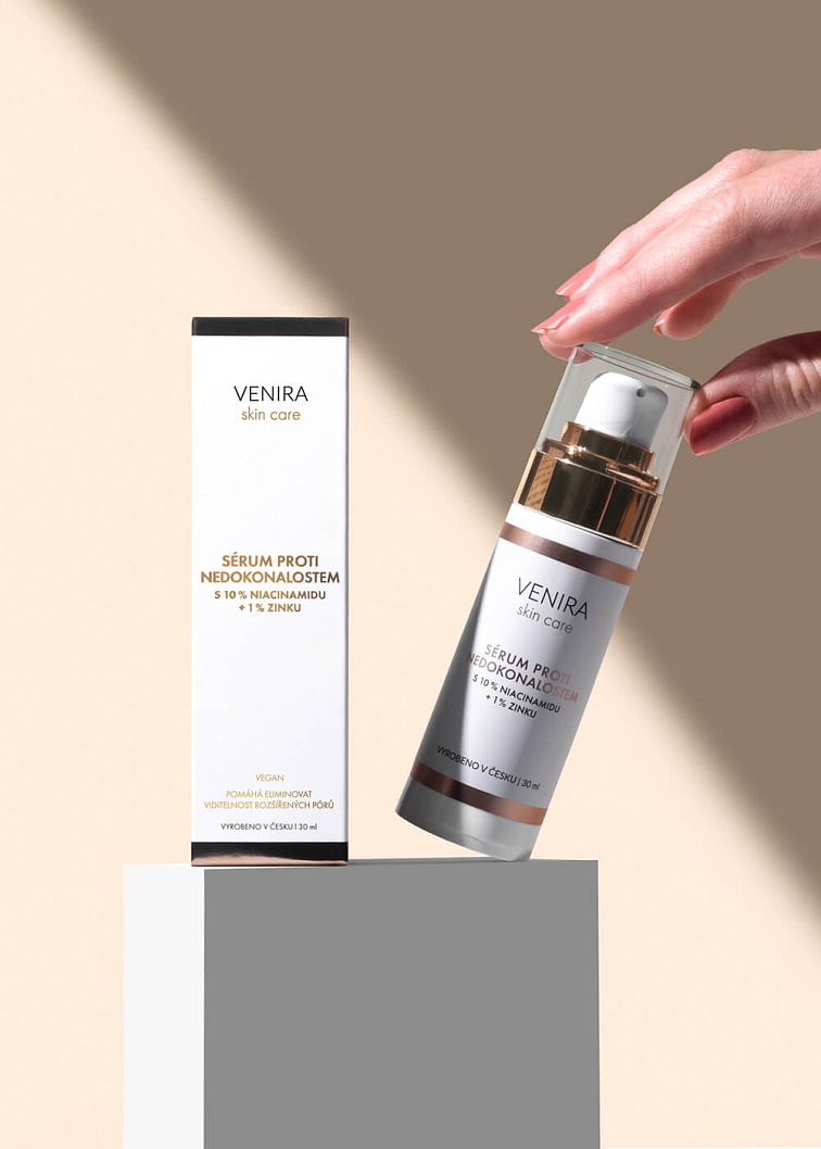 VENIRA sérum proti nedokonalostiam pleti s niacinamidom a zinkom