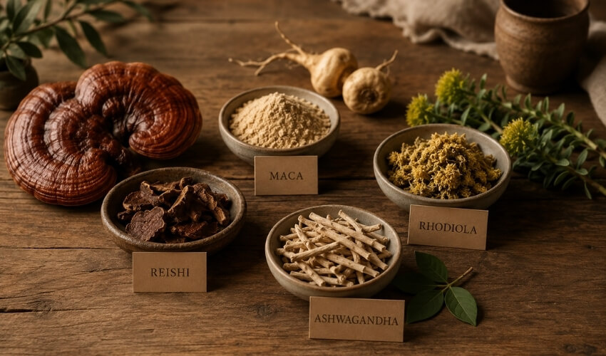 Najlepšie adaptogény pre ženy: Reishi, ashwagandha, maca alebo rhodiola?