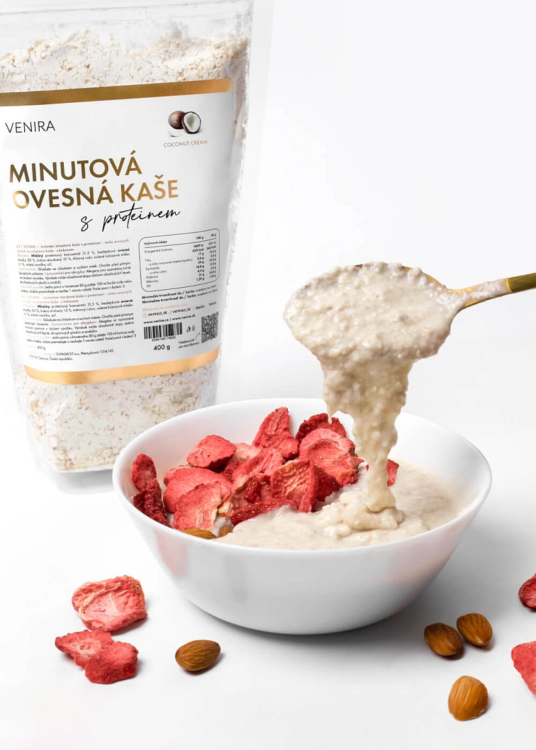 VENIRA minútová ovsená kaša s proteínom