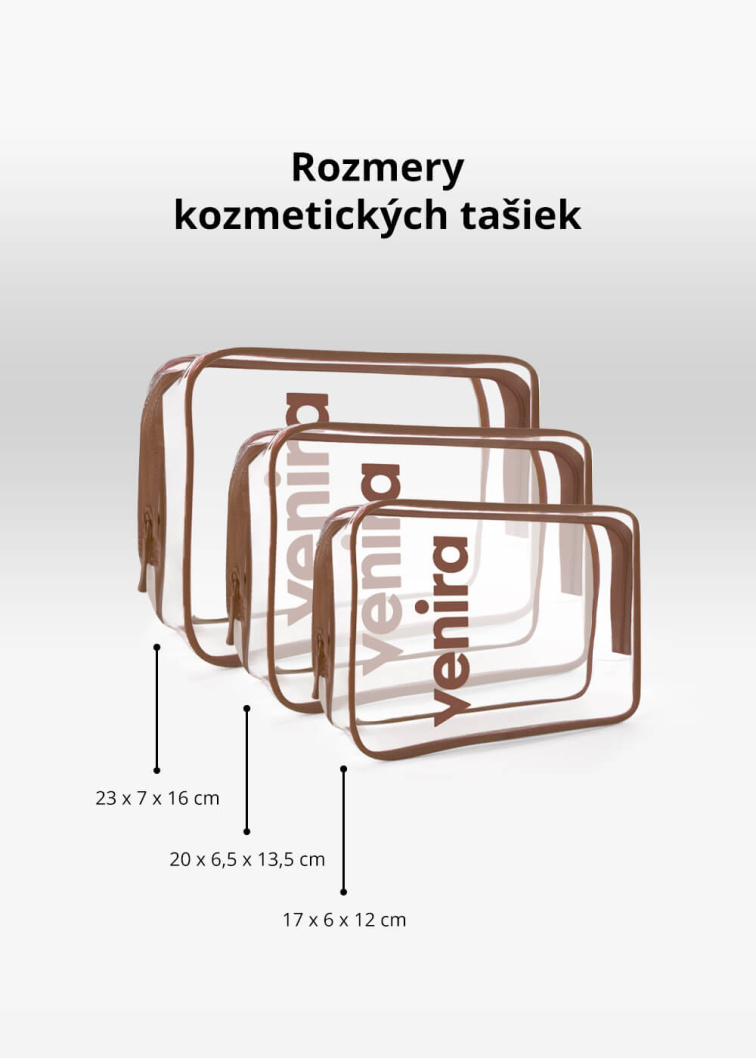 VENIRA sada kozmetických tašiek