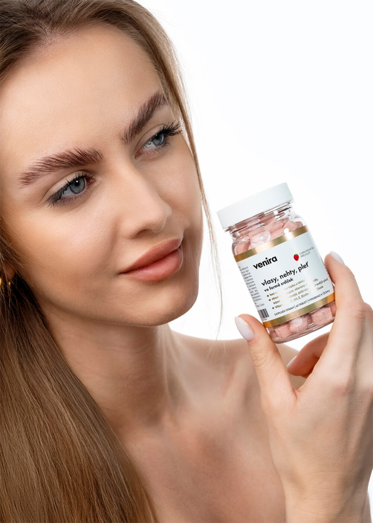 VENIRA srdiečka pre vlasy, nechty a pleť