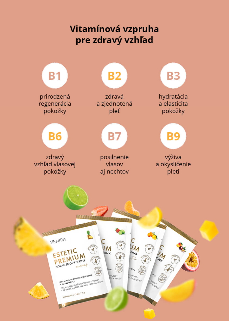 VENIRA ESTETIC PREMIUM kolagénový drink - vzorka