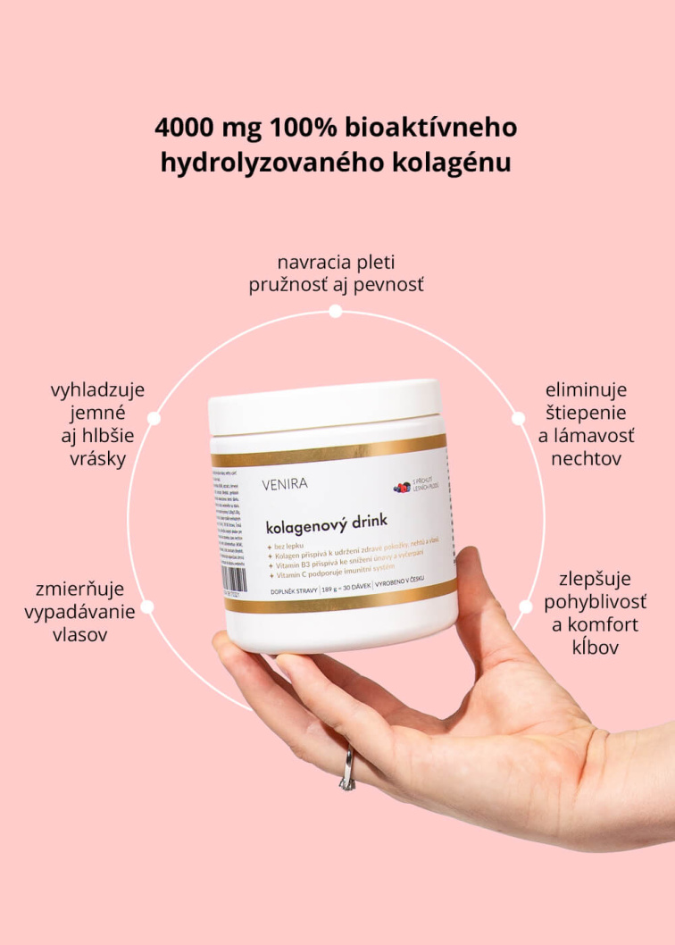 VENIRA kolagénový drink pre vlasy, nechty a pleť