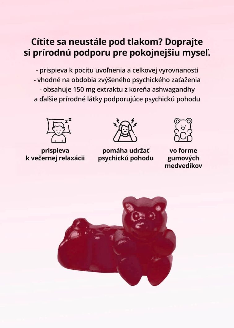 VENIRA stop stress & relax - medvedíky proti stresu