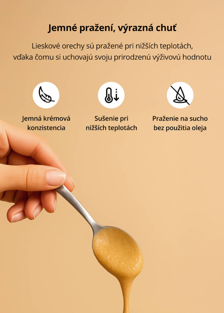 VENIRA lieskovoorieškové maslo