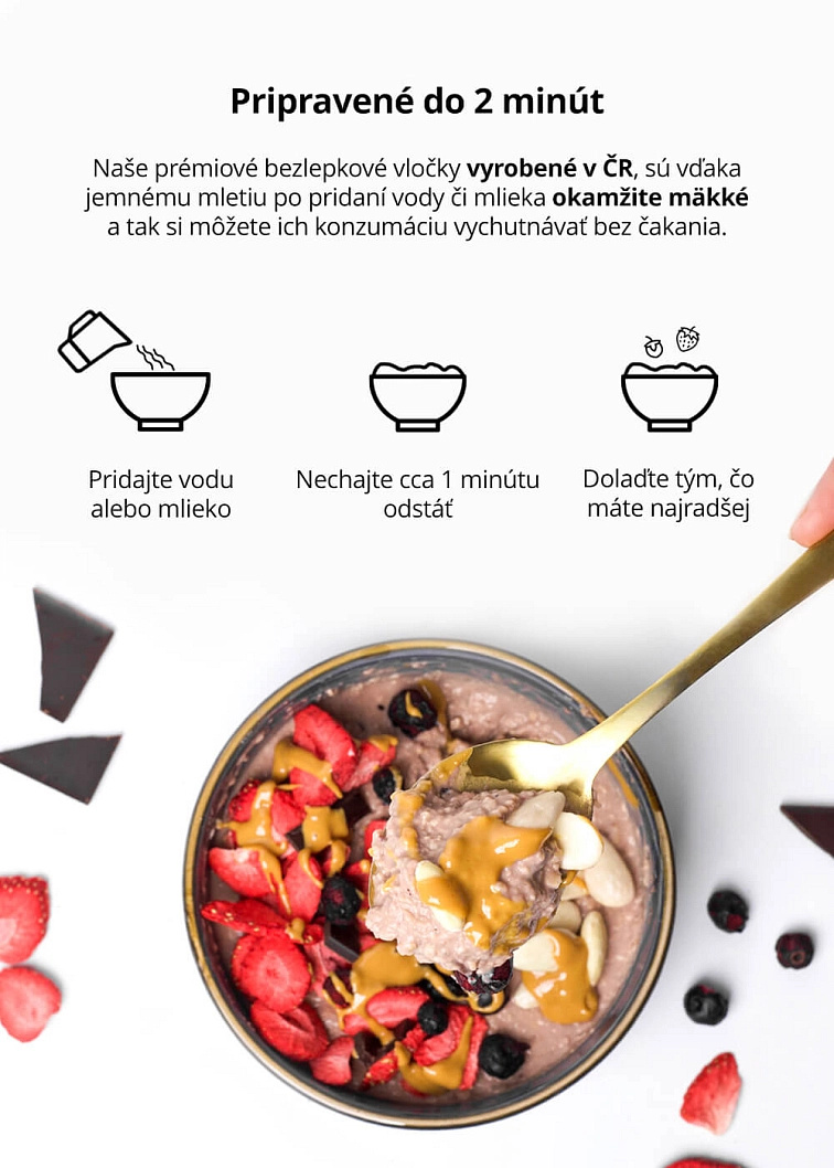 VENIRA minútová ovsená kaša s proteínom