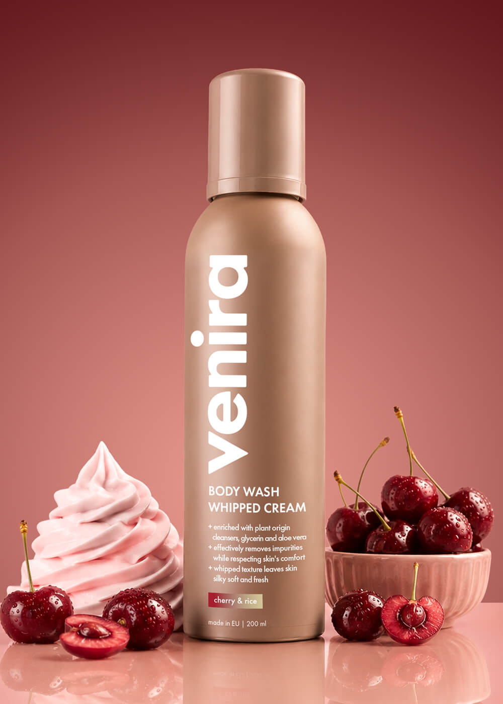 VENIRA body wash whipped cream