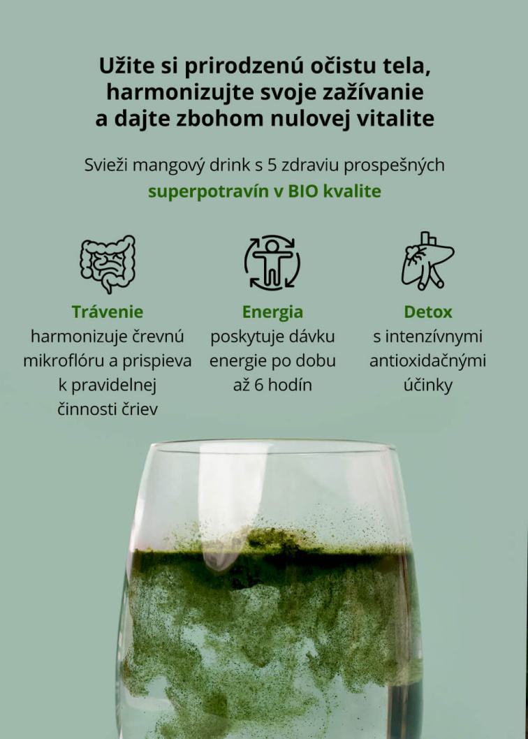 VENIRA light greens + prebiotiká