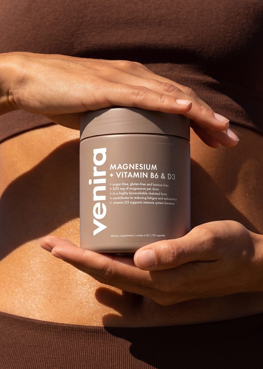 VENIRA magnézium bisglycinát s vitamínom B6 a vitamínom D