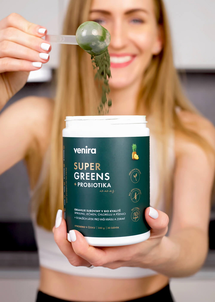 VENIRA super greens + probiotiká