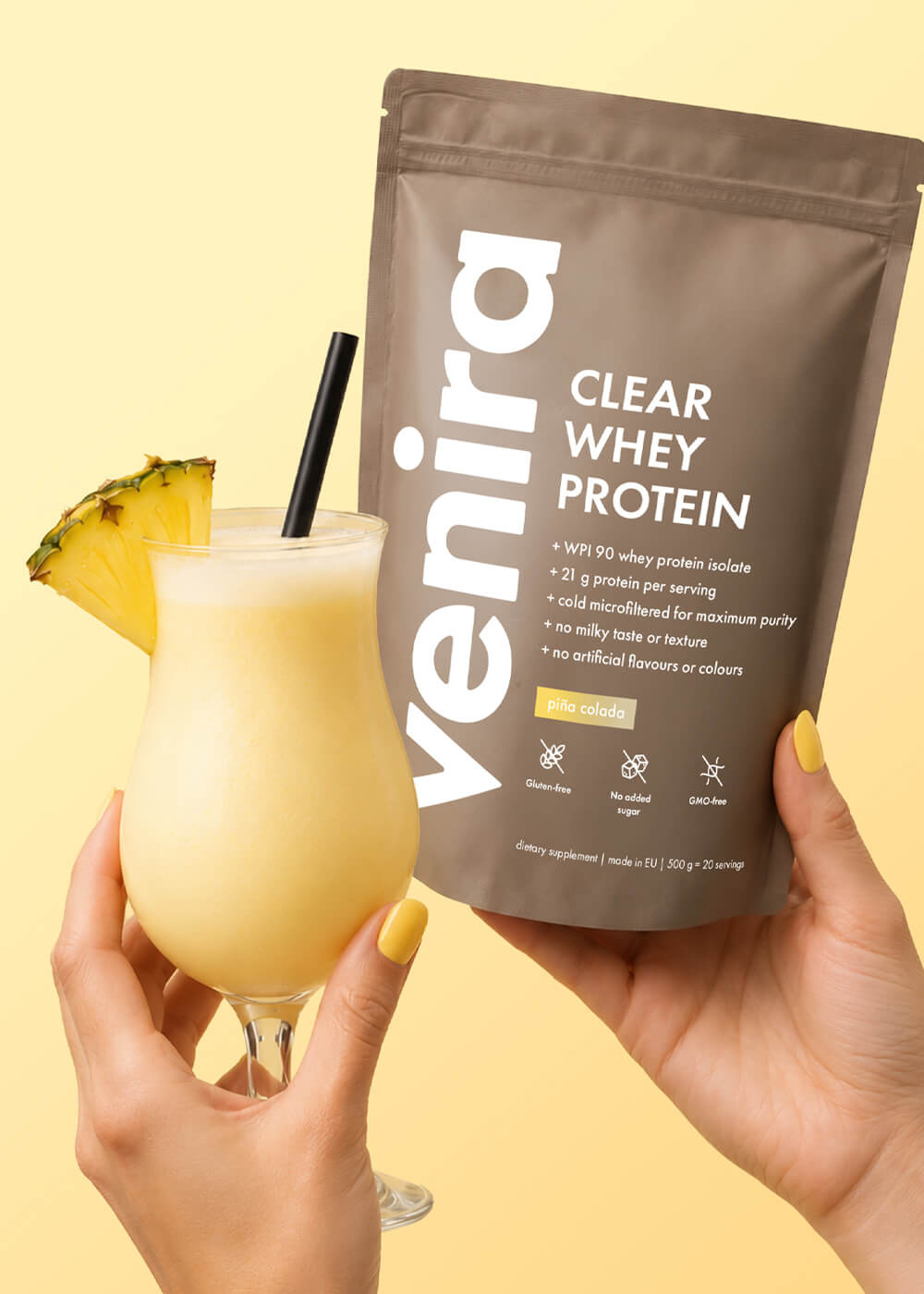 VENIRA clear whey proteín / proteínová limonáda