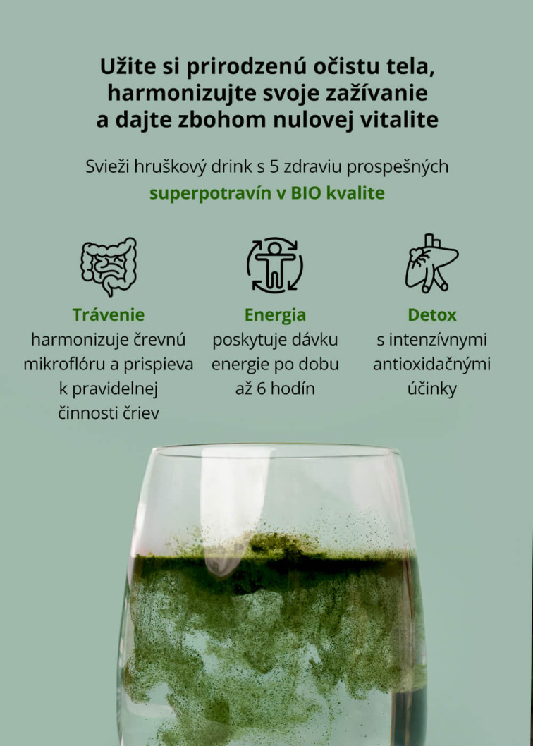 VENIRA light greens + prebiotiká