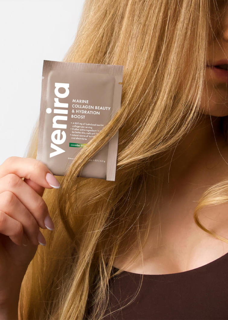 VENIRA marine collagen, beauty & hydration boost - vzorka