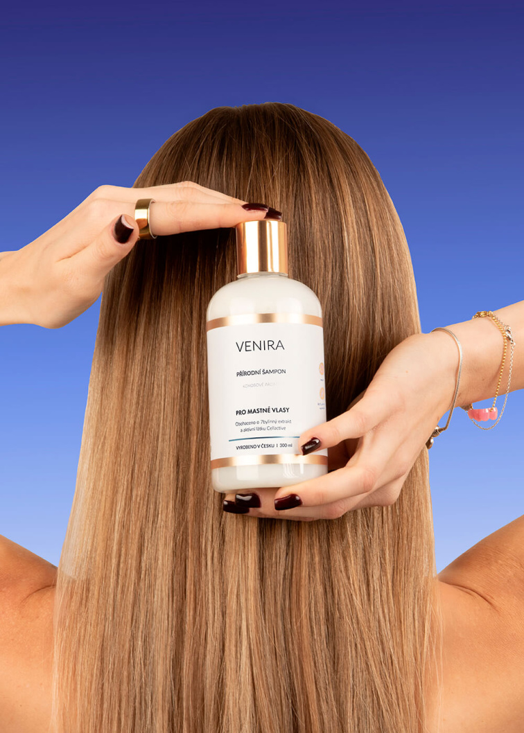 VENIRA prírodný šampón pre mastné vlasy