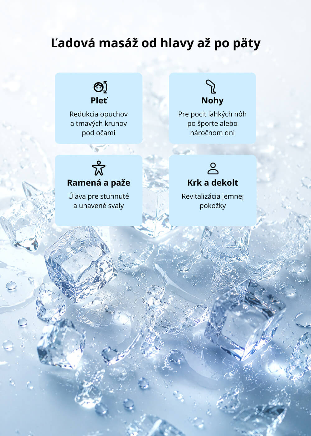 VENIRA ice massage roller