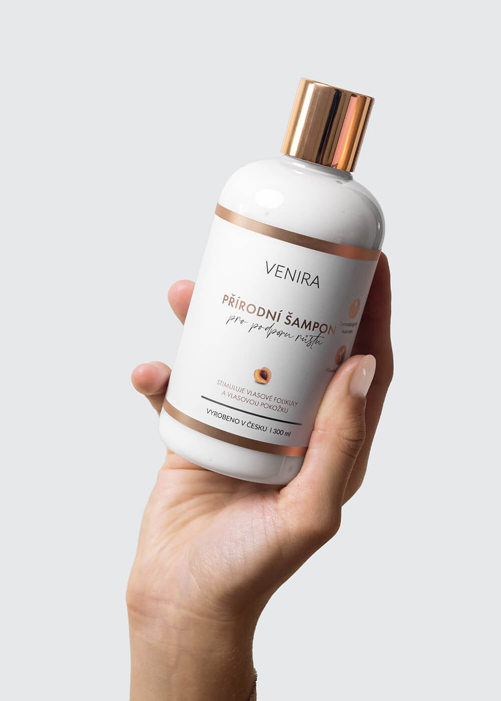 VENIRA prírodný šampón pre podporu rastu vlasov