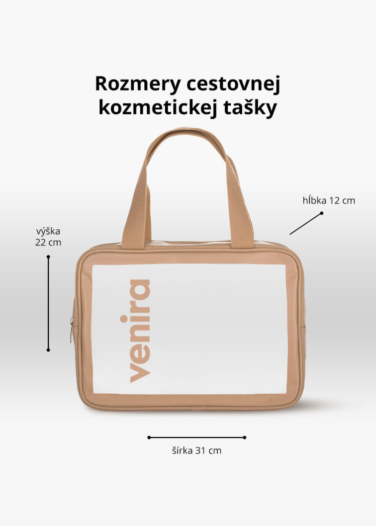 VENIRA cestovná kozmetická taška